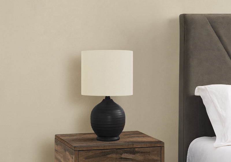 Lighting, Table Lamp, Ceramic, Transitional - Black