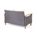 Isla - Transitional Chat Set With Water Resistant Cushions - Teak