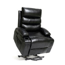 Large Size Electric Power Lift Recliner Chair Sofa With 8 Point Vibration Massage And Lumbar Heat
