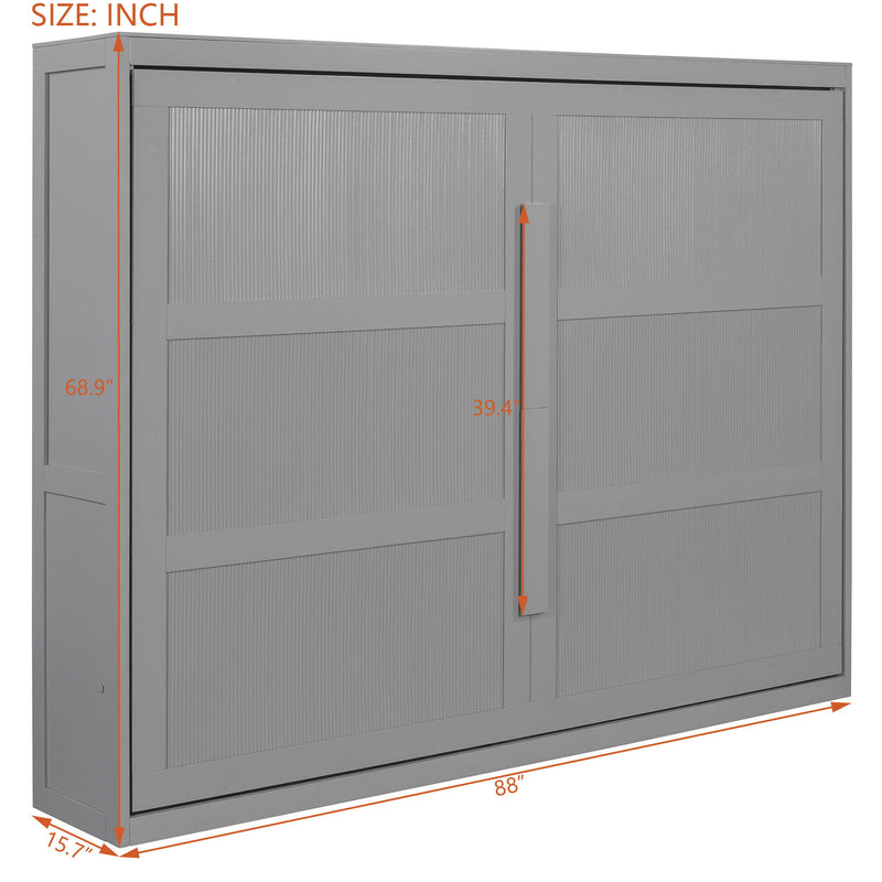 Murphy Wall Bed Modern Design With LED Lights