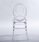 Dining Chair, Plastic Seat, Welding Chair (Set of 4) - Transparent