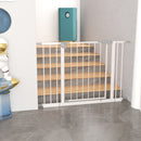 Pressure Mounted Baby Gate For Stairs - White