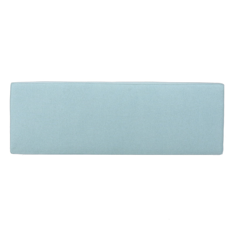 Contemporary Storage Ottoman Bench With Polyester Upholstery