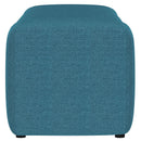 Modern Upholstered Tufted Accent Bench & Round Legs