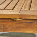 Outdoor Expandable Dining Table With Square Legs