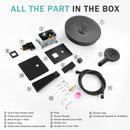 Concealed Shower System 2 Function Set With Control Valve - Matte Black