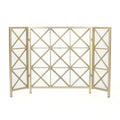 Margaret - 3 Panel Fireplace Screen Iron