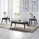 Zemocryss - End Table - Marble & Dark Brown Finish - Atlantic Fine Furniture Inc