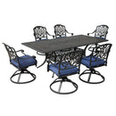Rectangular Long Dining Set With Sunbrella Cushions