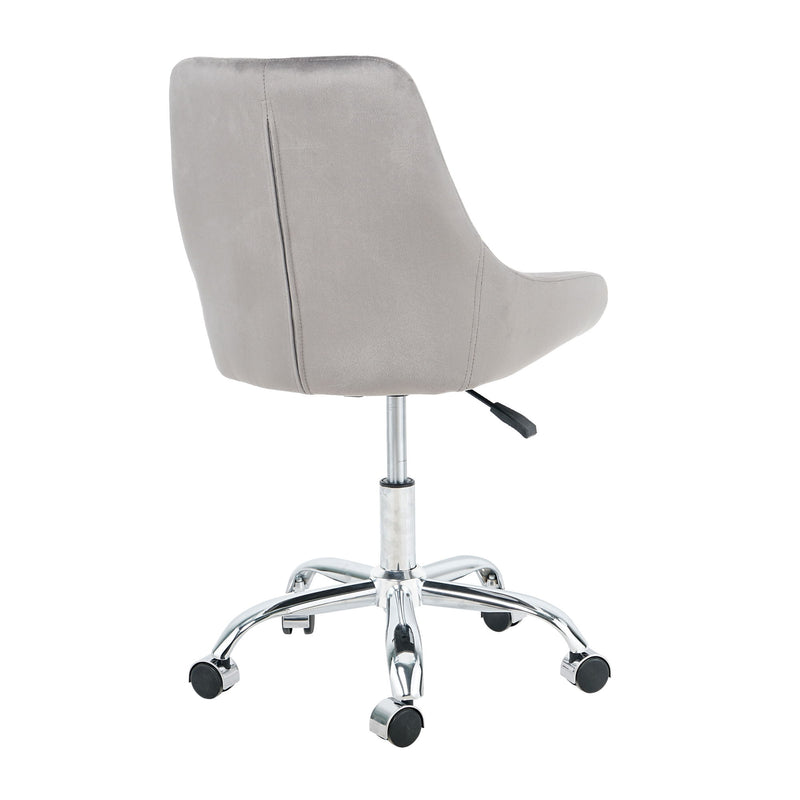 Adjustable And Space-Saving Chair With Golden Electroplated Legs