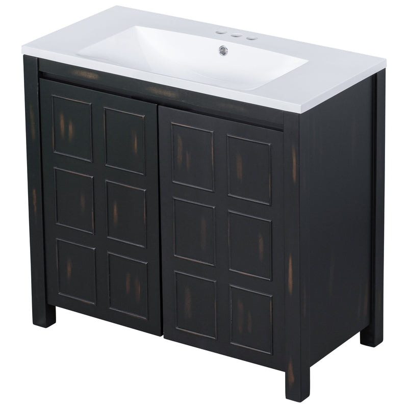 Bathroom Vanity Organizer With Sink, Combo Cabinet Set, Bathroom Storage Cabinet