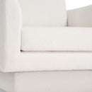 360° Modern Swivel Accent Chair Round Armchair, Thick Padded Single Lounge Sofa Upholstered Comfy