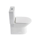 1 Piece Toilet With Dual Flush & Rimless Bowl - Glossy White