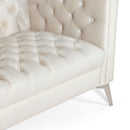 Contemporary 3 Seater Sofa With Button Tufting