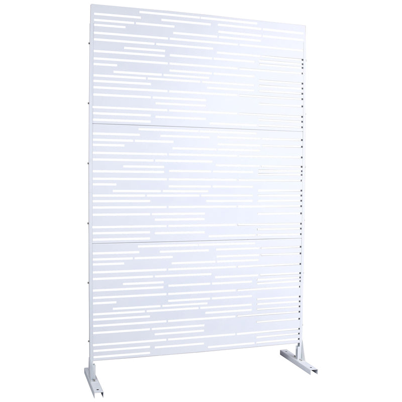 Outdoor & Indoor Freestanding Metal Privacy Screen