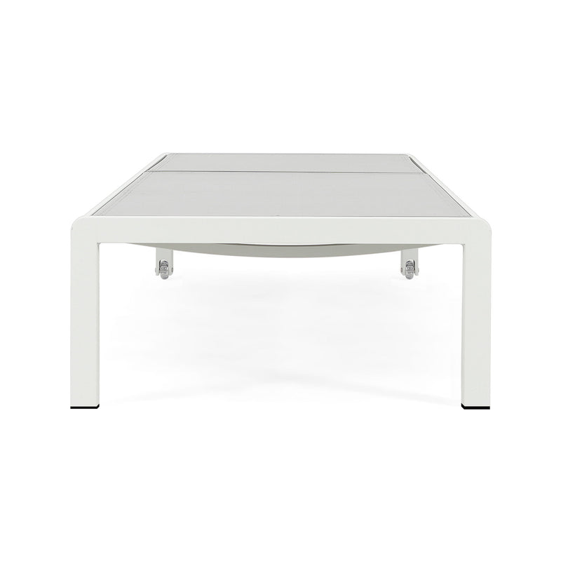 Outdoor Patio Chaise Lounge With 5 Reclining Positions