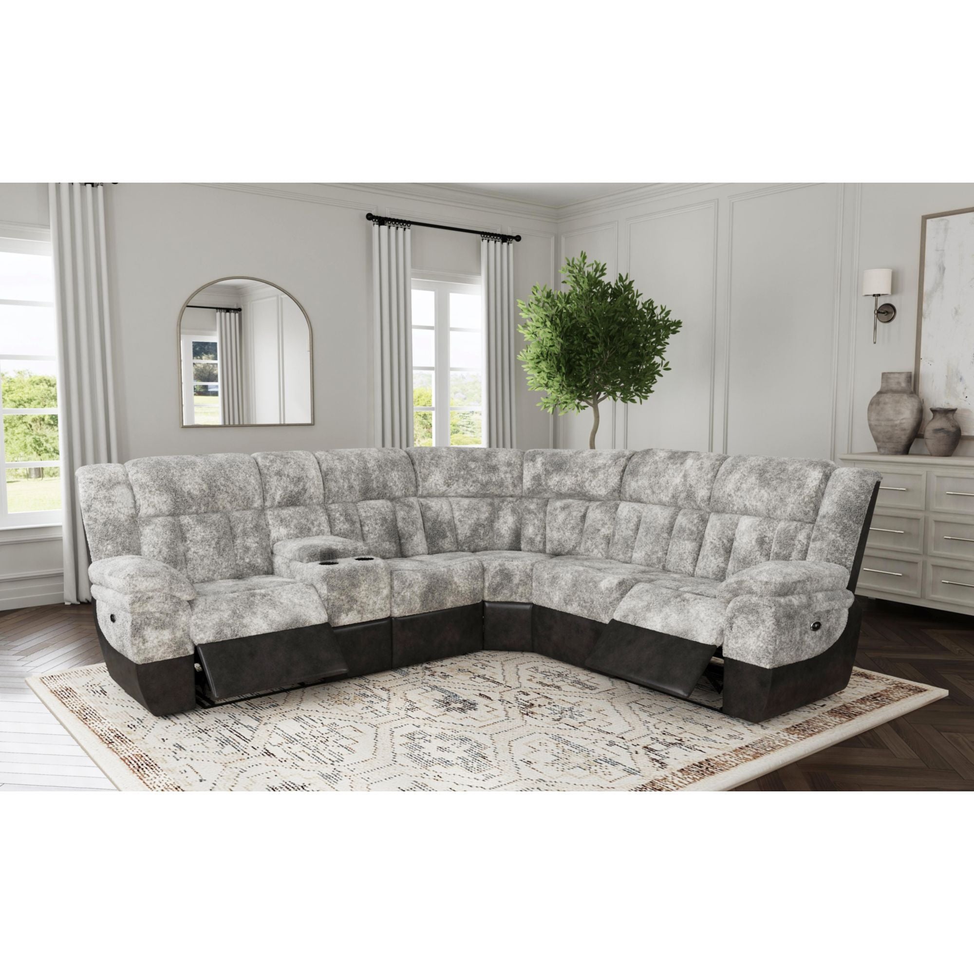 Santorini - 6 Piece Motion Sectional Set - Atlantic Fine Furniture Melbourne FL