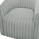 Alexa Barrel Swivel Chair - Grey
