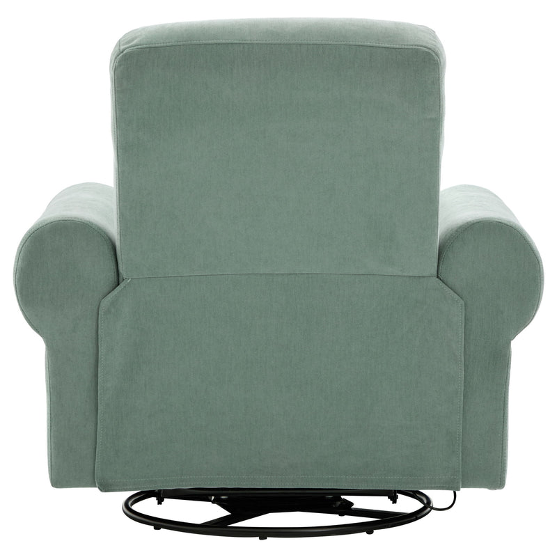 Manual Swivel Recliner Rocker Chair With Adjustable Backrest