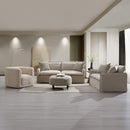 Upendo - Ottoman With Caster - Pattern Fabric