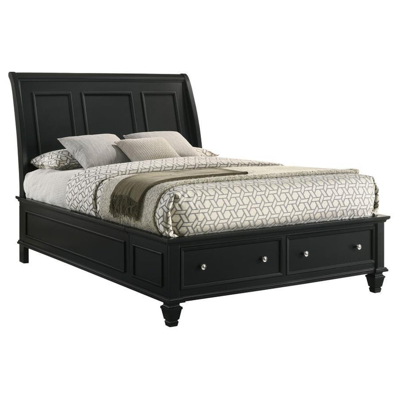 Sandy Beach - Storage Sleigh Bed - Atlantic Fine Furniture Inc