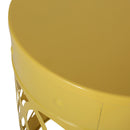 Outdoor Metal S/2 End Table