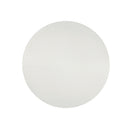 Handmade Side Table With Ribbed Design For Indoor And Outdoor Use - White