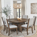Athens - Round Dining Table - Chocolate Brown