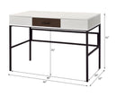 Verster - Desk - Natural & Black Finish - Atlantic Fine Furniture Inc