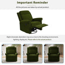 360 Degrees Swivel Recliner Manual Rocking Recliner Home With Adjustable Backrest