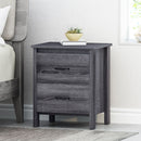 Titeca - Contemporary Wood 2 Drawer Nightstand