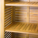Whitney - Acacia Wood Cabinet For Indoor And Outdoor Storage - Teak