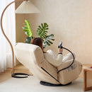 Adjustable Swivel Lounge Chair With 360 Degree Rotating Seat And Headrest Support