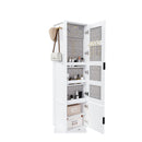 360 Degrees Rotating Makeup Cabinet With Full-Length Mirror, Jewelry Storage