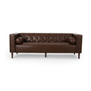Contemporary 3 Seater Sofa With Tufted Design