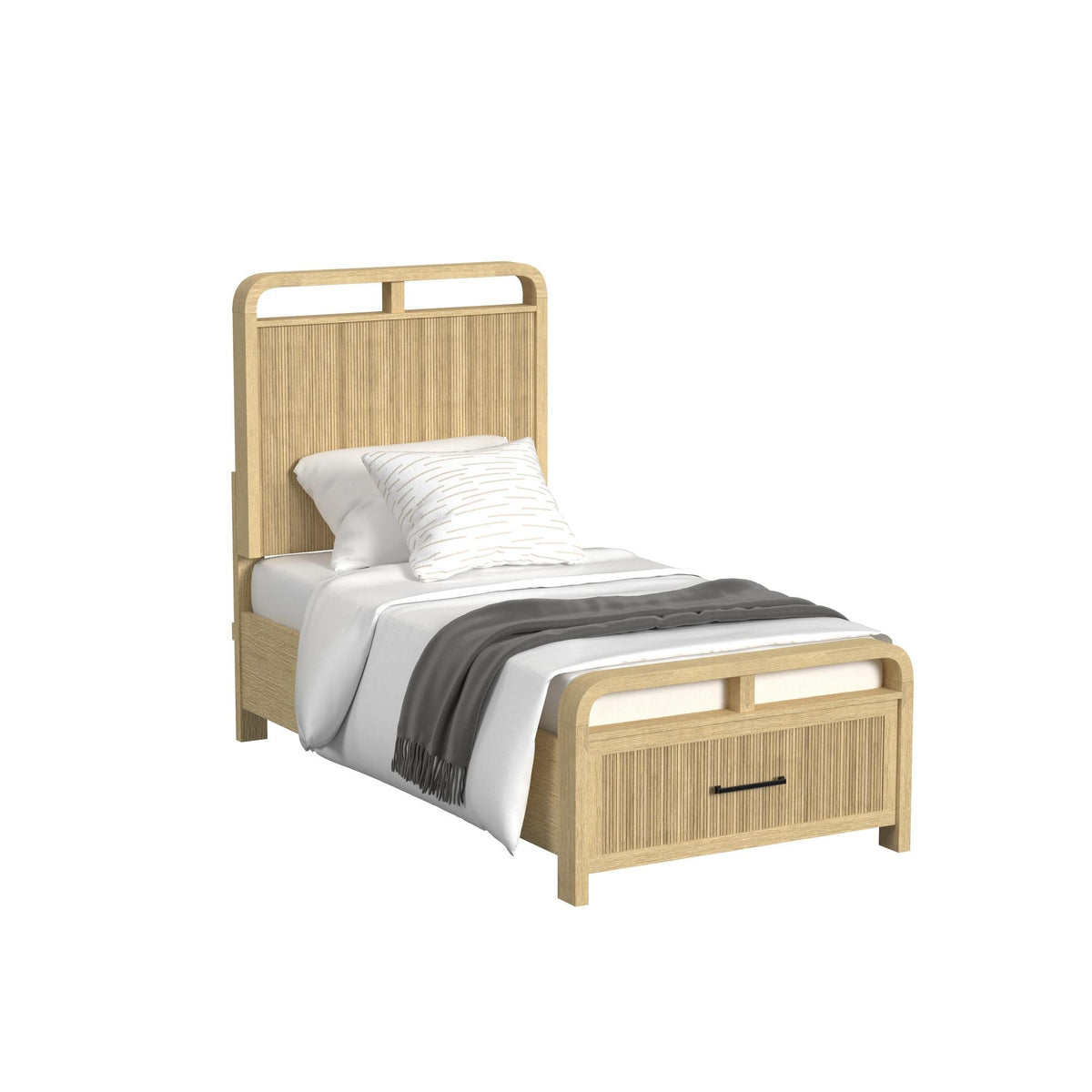 Ridgemont Storage Bed in Black by Elements International, view 3