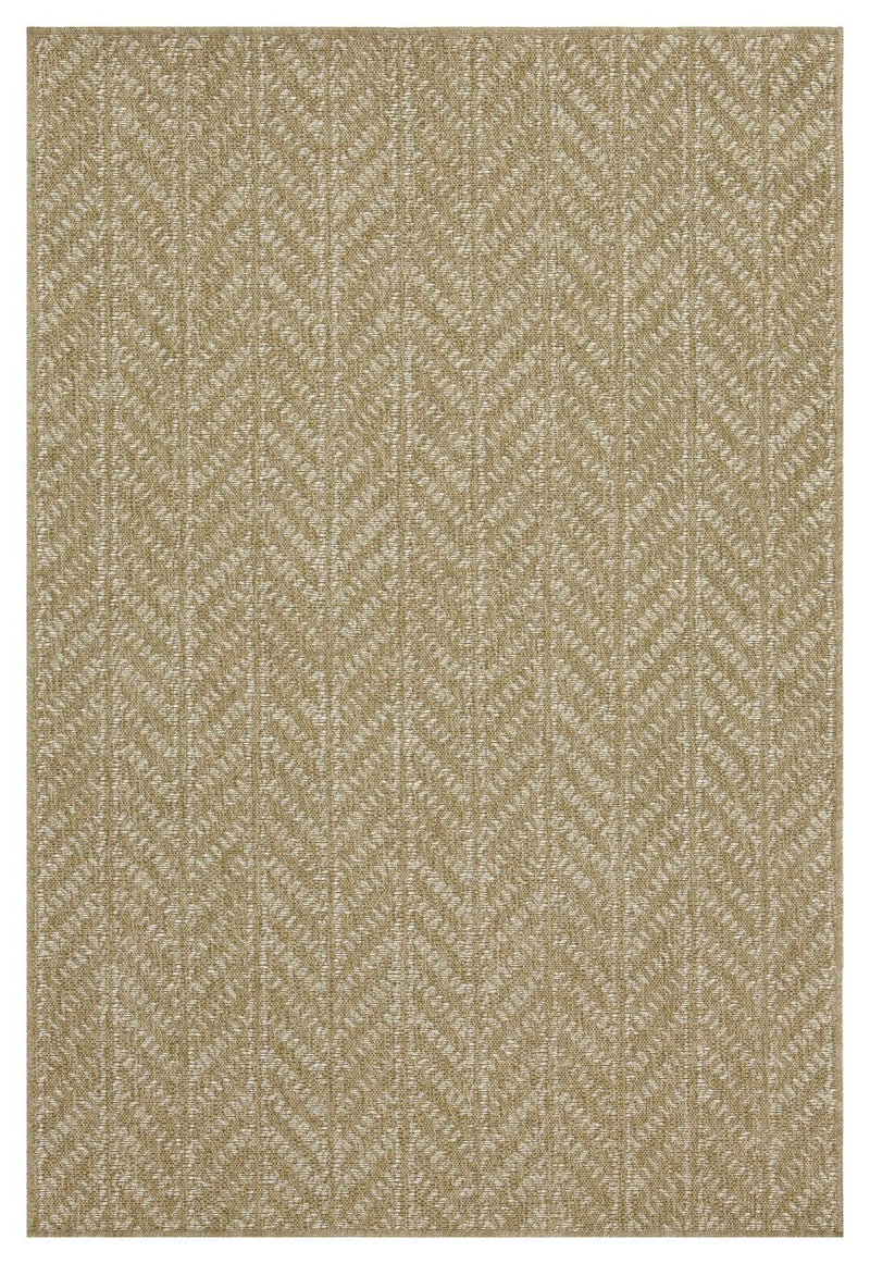 Earth - 5'3" X 7'3" Indoor / Outdoor Area Rug - Natural / White