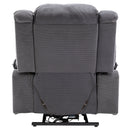 Massage Recliner Power Lift Chair With Adjustable Massage And Heating Function