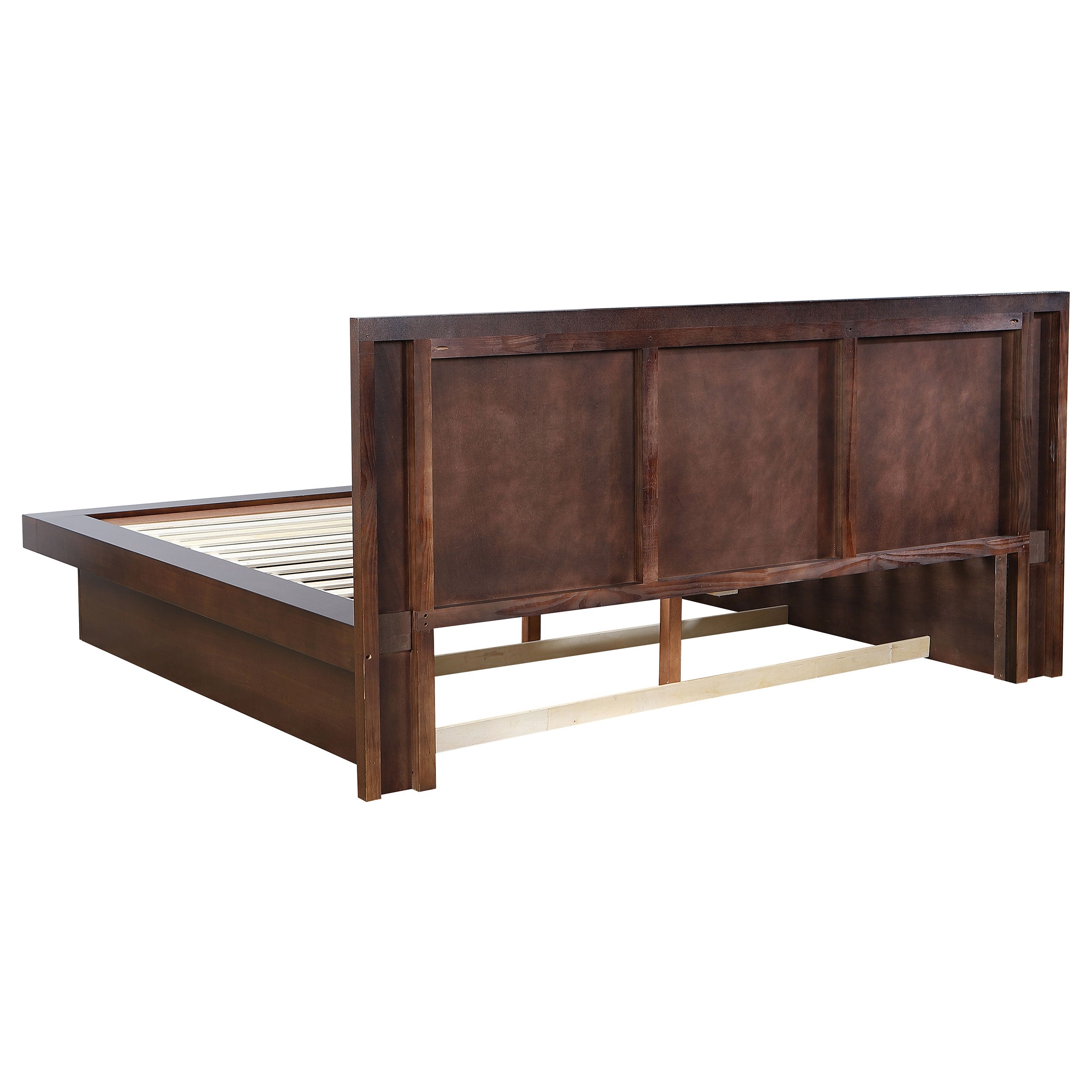Jessica 5-piece Eastern King LED Bedroom Set Cappuccino — view 4