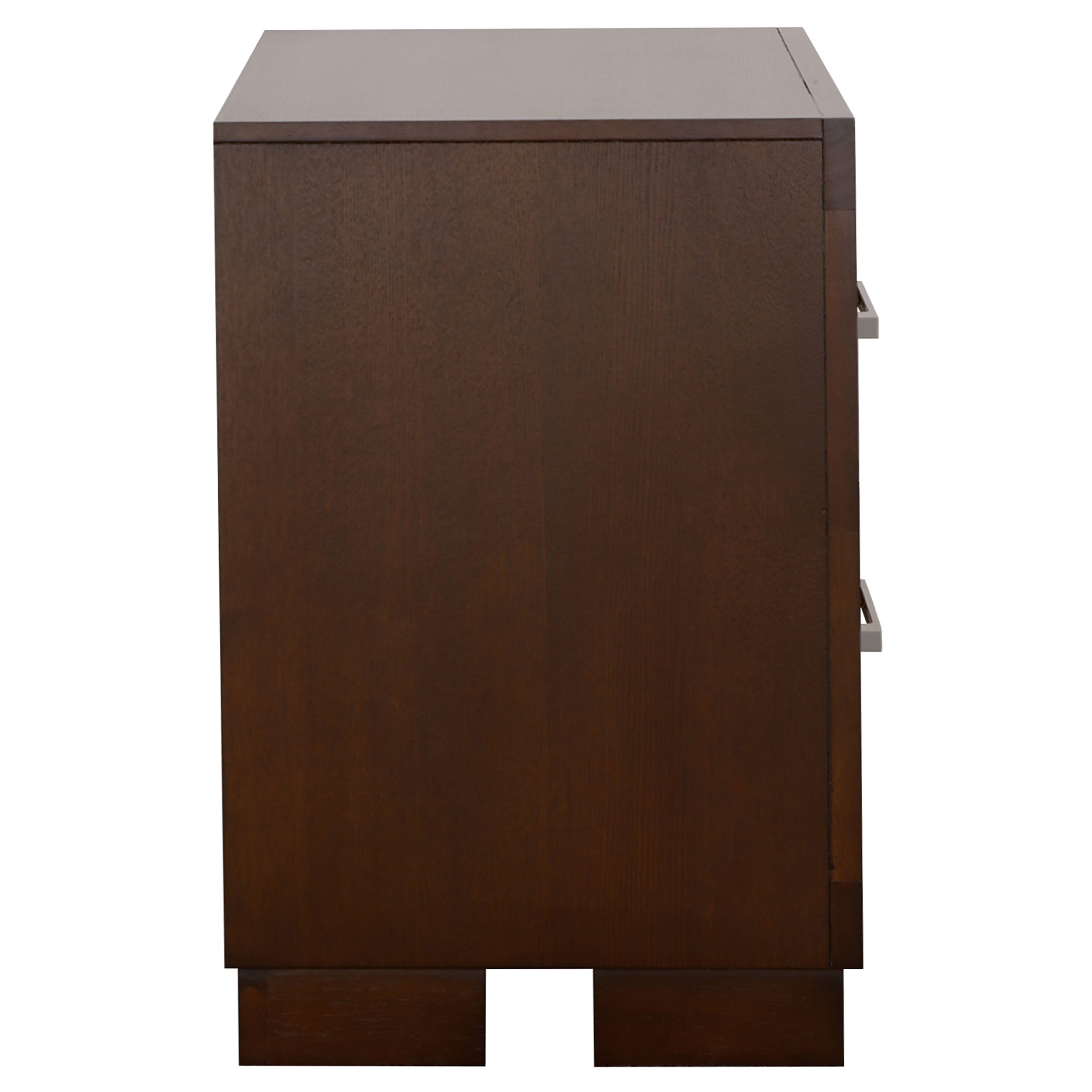 Jessica 2-drawer Nightstand Cappuccino — view 6
