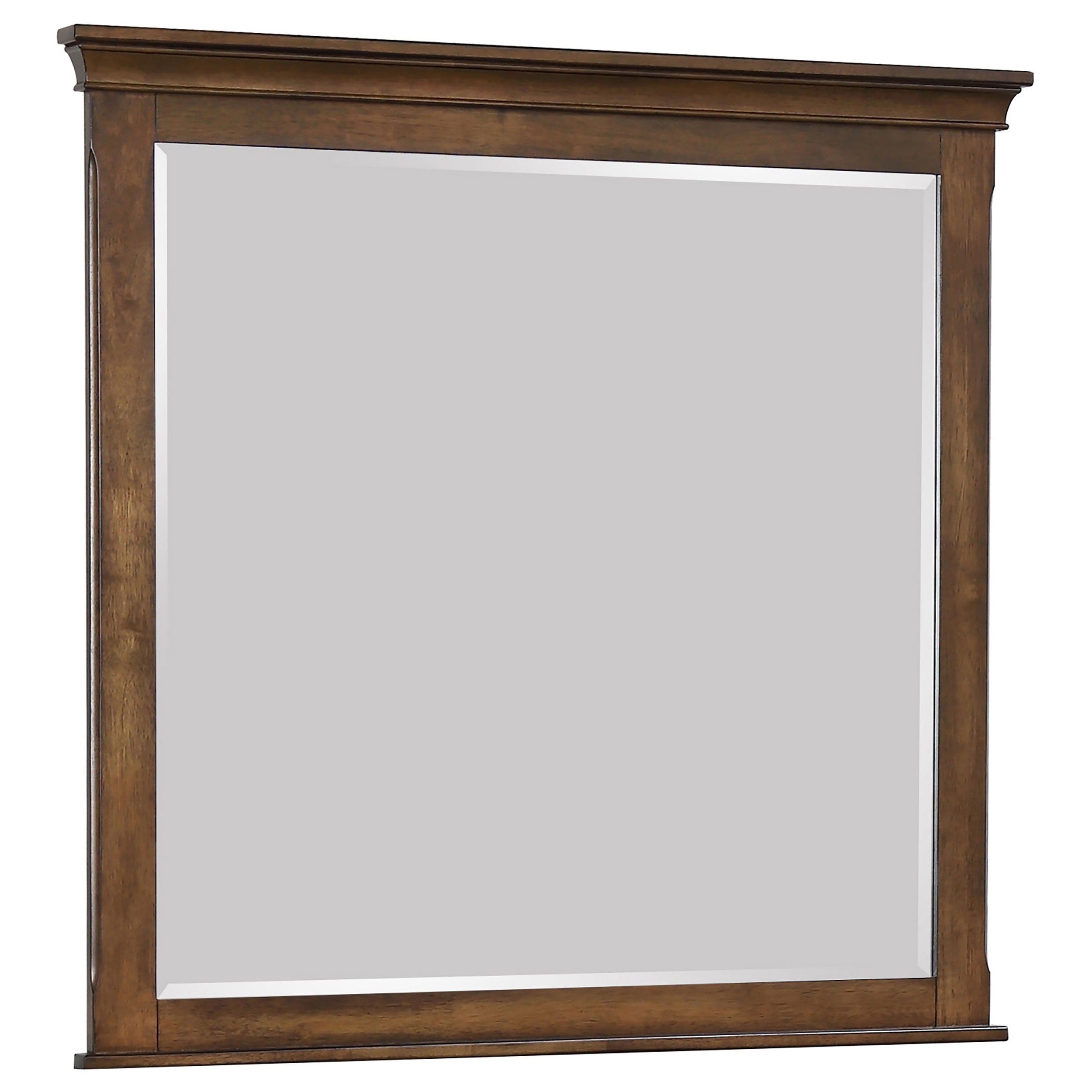 Franco Dresser Mirror Burnished Oak — view 1