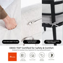 Outdoor Patio Dining Set, Squircle Dining Table, Dining Chairs With Sunbrella Cushions