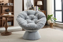 Oversized Swivel Accent Chair, 360 Swivel Barrel Chair, Papasan Chair For Living Room Bedroom