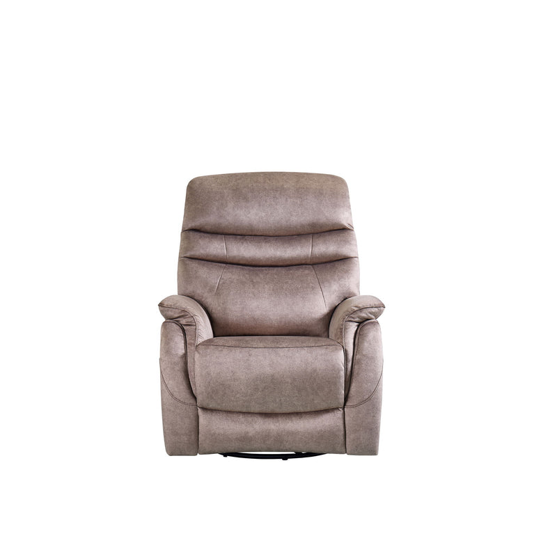 Rocking Swivel Recliner Chair For Living Room, 360 Degree Swivel, Adjustable Modern Reclining Chair, Classic And Traditional Recliner Sofa With Lumbar Support - Dark Gray