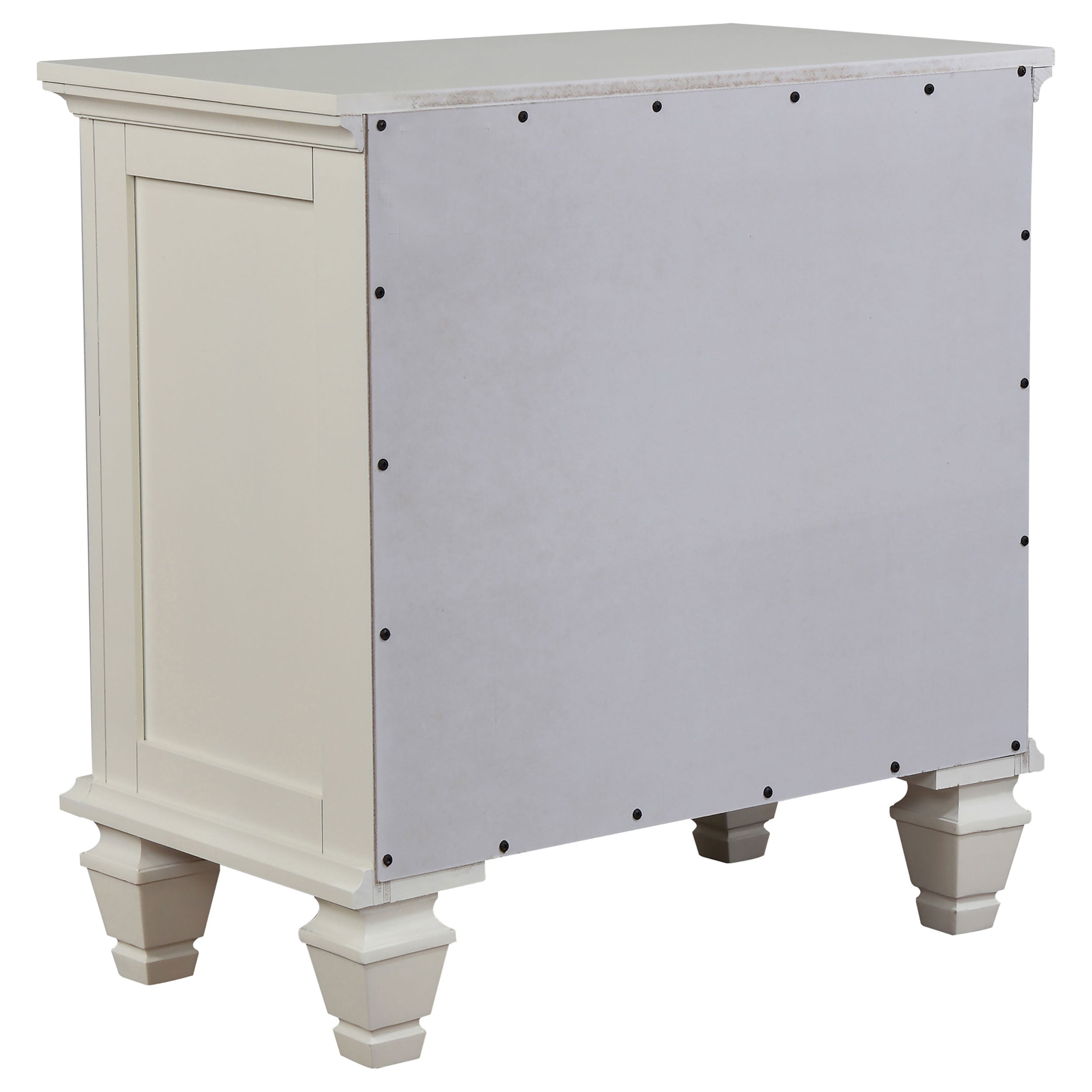 Sandy Beach 5-piece California King Bedroom Set Cream White — view 6