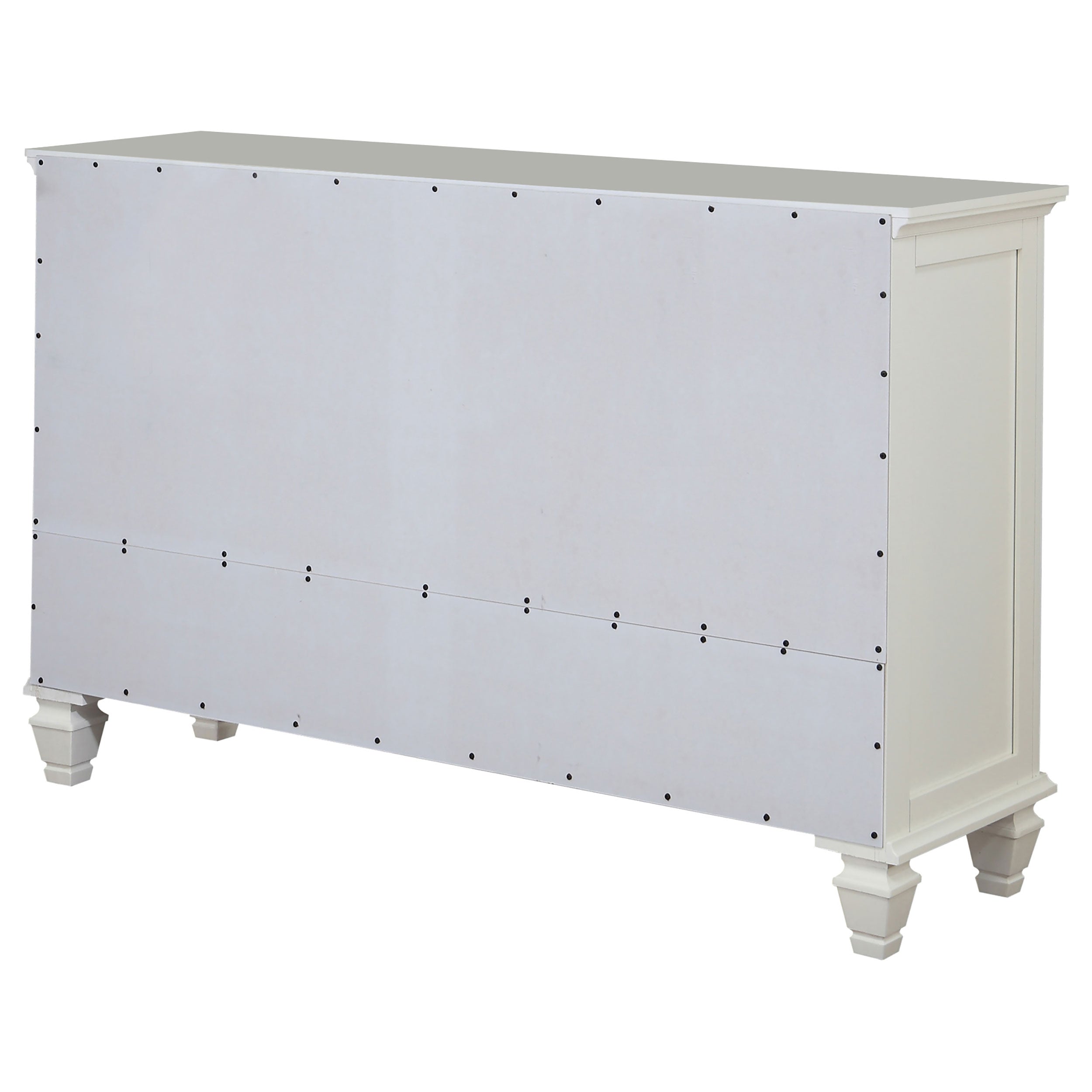 Sandy Beach 11-drawer Dresser Cream White — view 8