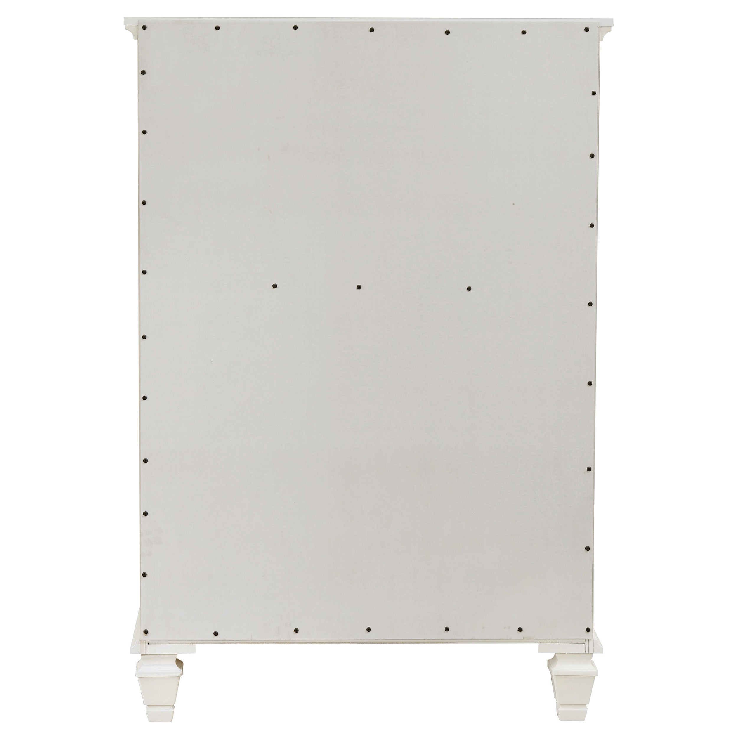Sandy Beach 5-drawer Bedroom Chest Cream White — view 7