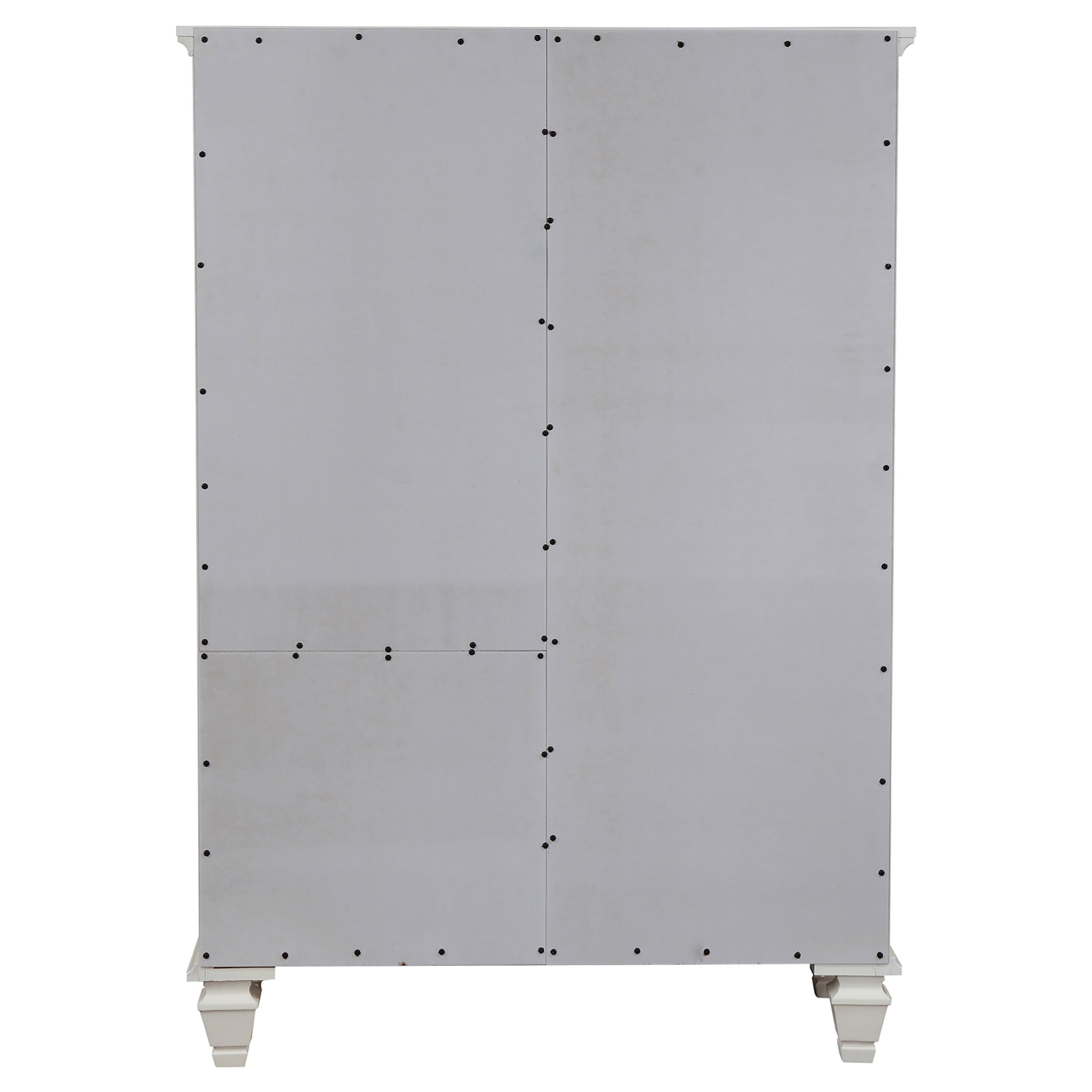 Sandy Beach 8-drawer Door Chest Cream White — view 7