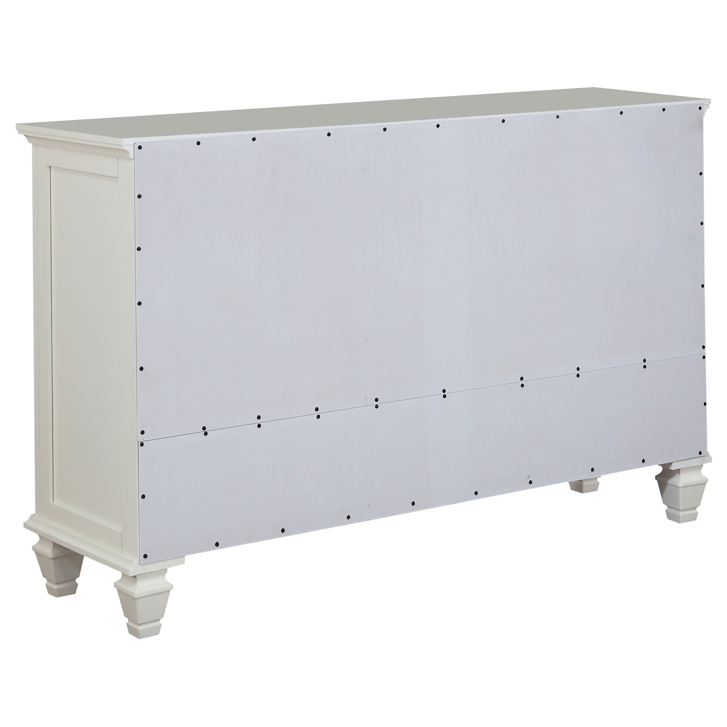 Sandy Beach 5-piece Queen Bedroom Set Cream White — view 8