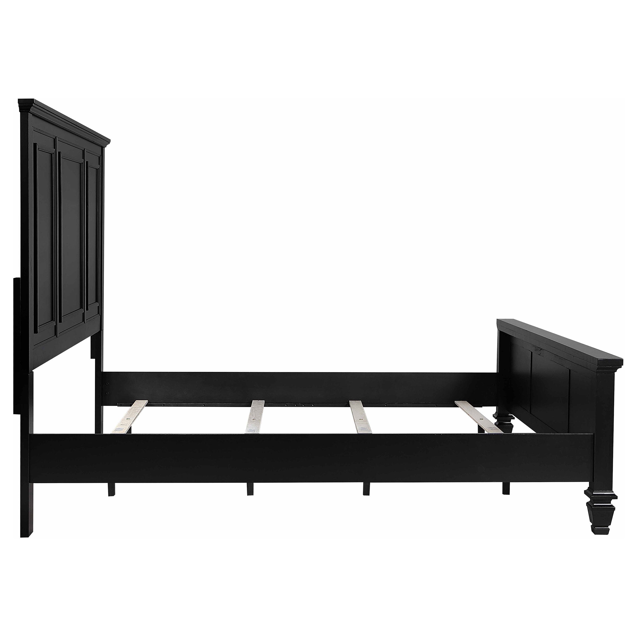 Sandy Beach 63-inch Eastern King Wood Panel Bed Black — view 6
